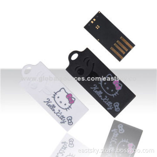 Custom Colorful mini USB Flash Drive with Capacity of 64MB to 32GB and COB Technology, USB2.0 Host I